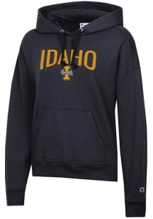 Champion Idaho Vandals Womens Black Powerblend Hooded Sweatshirt