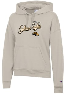 Champion Southern Mississippi Golden Eagles Womens Brown Powerblend Hooded Sweatshirt