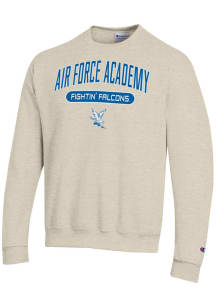 Champion Air Force Falcons Mens Brown Powerblend Long Sleeve Crew Sweatshirt
