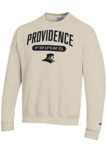Champion Providence Friars Mens Brown Powerblend Long Sleeve Crew Sweatshirt