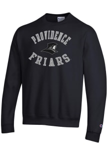 Champion Providence Friars Mens Black Powerblend Long Sleeve Crew Sweatshirt