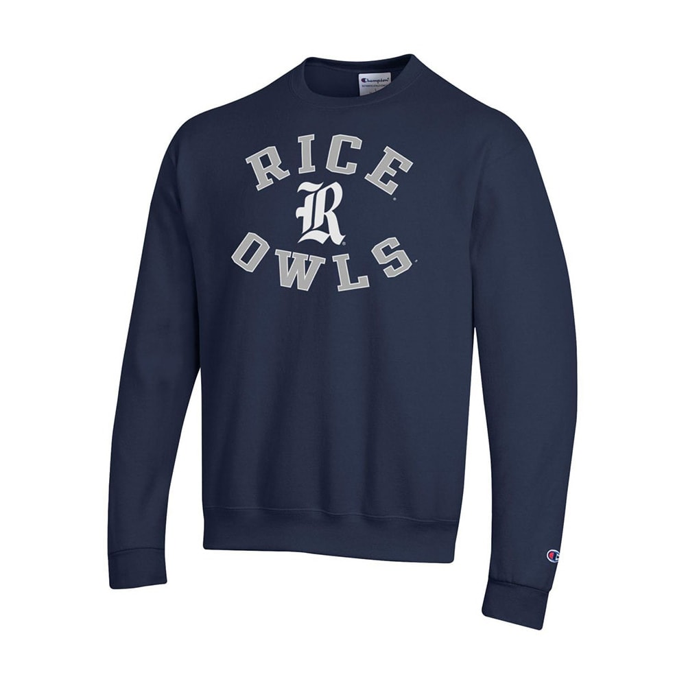 Rice Olws Gray Waist Blue Collegiate Large Logo on Thigh Women's