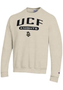 Champion UCF Knights Mens Brown Powerblend Long Sleeve Crew Sweatshirt