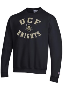 Champion UCF Knights Mens Black Powerblend Long Sleeve Crew Sweatshirt
