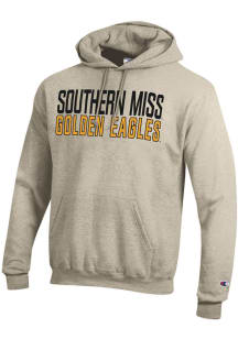 Champion Southern Mississippi Golden Eagles Mens Brown Powerblend Long Sleeve Hoodie