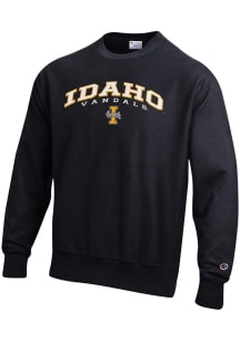 Champion Idaho Vandals Mens Black Reverse Weave Long Sleeve Crew Sweatshirt