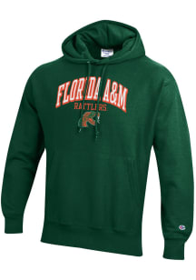 Champion Florida A&amp;M Rattlers Mens Green Reverse Weave Long Sleeve Hoodie