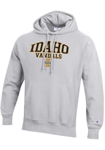 Champion Idaho Vandals Mens Grey Reverse Weave Long Sleeve Hoodie