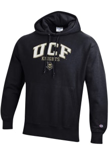 Champion UCF Knights Mens Black Reverse Weave Long Sleeve Hoodie