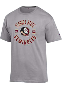 Champion Florida State Seminoles Grey Jersey Short Sleeve T Shirt