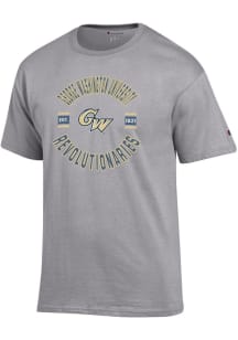 Champion George Washington Revolutionaries Grey Jersey Short Sleeve T Shirt