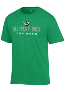 Champion Slippery Rock Green Jersey Short Sleeve T Shirt
