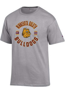 Champion UMD Bulldogs Grey Jersey Short Sleeve T Shirt