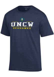 Champion UNCW Seahawks Blue Jersey Short Sleeve T Shirt