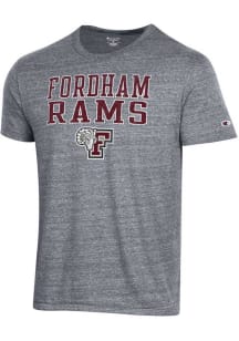 Champion Fordham Rams Grey Tri-Blend Short Sleeve Fashion T Shirt