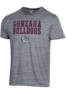 Champion Gonzaga Bulldogs Grey Tri-Blend Short Sleeve Fashion T Shirt