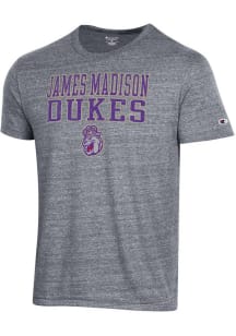Champion James Madison Dukes Grey Tri-Blend Short Sleeve Fashion T Shirt