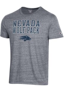 Champion Nevada Wolf Pack Grey Tri-Blend Short Sleeve Fashion T Shirt