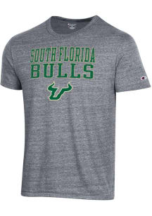 Champion South Florida Bulls Grey Tri-Blend Short Sleeve Fashion T Shirt