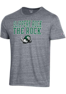 Champion Slippery Rock Grey Tri-Blend Short Sleeve Fashion T Shirt