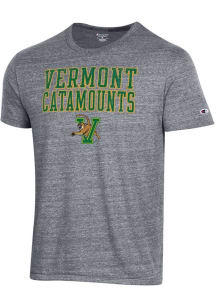 Champion Vermont Catamounts Grey Tri-Blend Short Sleeve Fashion T Shirt