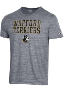 Champion Wofford Terriers Grey Tri-Blend Short Sleeve Fashion T Shirt