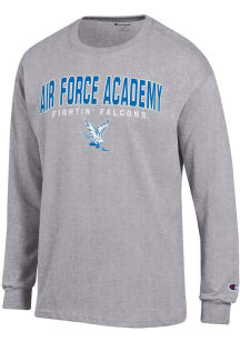 Champion Air Force Falcons Grey Jersey Long Sleeve T Shirt