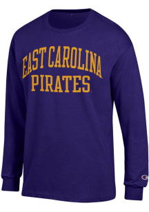 Champion East Carolina Pirates Purple Jersey Long Sleeve T Shirt
