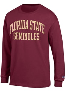 Champion Florida State Seminoles Red Jersey Long Sleeve T Shirt