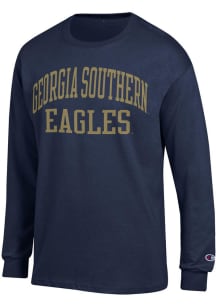 Champion Georgia Southern Eagles Blue Jersey Long Sleeve T Shirt