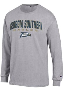 Champion Georgia Southern Eagles Grey Jersey Long Sleeve T Shirt
