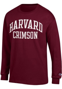 Champion Harvard Crimson Red Jersey Long Sleeve T Shirt