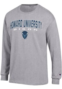 Champion Howard Bison Grey Jersey Long Sleeve T Shirt