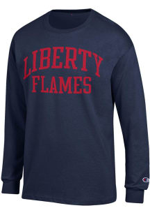 Champion Liberty Flames Blue Jersey Long Sleeve T Shirt