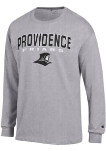 Champion Providence Friars Grey Jersey Long Sleeve T Shirt
