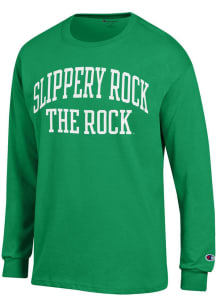 Champion Slippery Rock Green Jersey Long Sleeve T Shirt