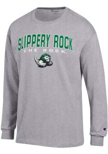 Champion Slippery Rock Grey Jersey Long Sleeve T Shirt