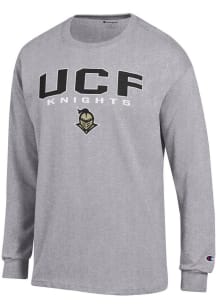 Champion UCF Knights Grey Jersey Long Sleeve T Shirt