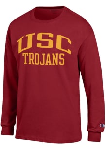 Champion USC Trojans Red Jersey Long Sleeve T Shirt