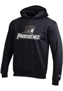 Champion Providence Friars Youth Black Powerblend Long Sleeve Hoodie
