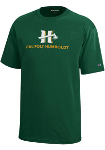 Champion Cal Poly Humboldt Lumberjacks Youth Green Core Short Sleeve T-Shirt