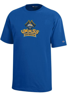 Champion University of Massachusetts Dartmouth Youth Blue Core Short Sleeve T-Shirt