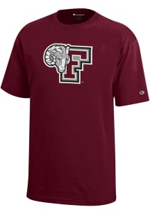 Champion Fordham Rams Youth Red Core Short Sleeve T-Shirt