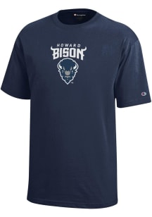Champion Howard Bison Youth Blue Core Short Sleeve T-Shirt