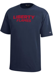 Champion Liberty Flames Youth Blue Core Short Sleeve T-Shirt