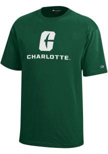 Champion UNCC 49ers Youth Green Core Short Sleeve T-Shirt
