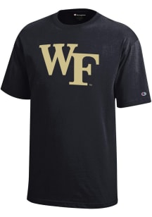 Champion Wake Forest Demon Deacons Youth Black Core Short Sleeve T-Shirt