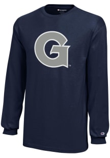 Champion Georgetown Hoyas Youth Blue Core Long Sleeve T-Shirt