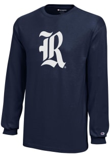 Champion Rice Owls Youth Blue Core Long Sleeve T-Shirt