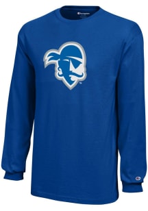 Champion Seton Hall Pirates Youth Blue Core Long Sleeve T-Shirt